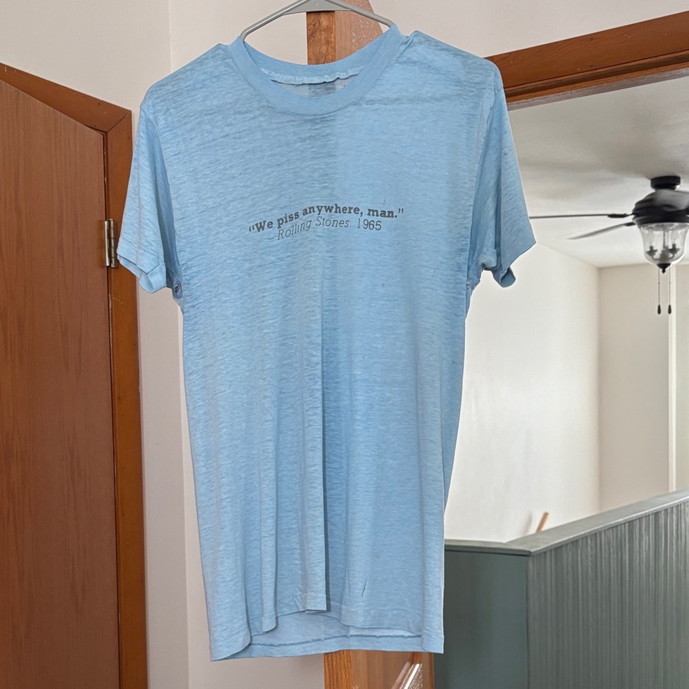 Vintage “we piss anywhere” Graphic Rolling Stones T-Shirt